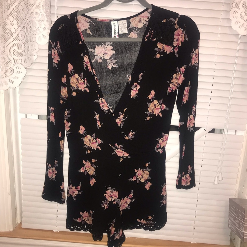 Mia Chica Floral Romper